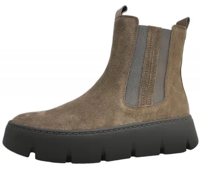 Produktbild von Gabor Damen Chelsea Boots/ Stiefeletten Braun Rauleder Größe: 40,5