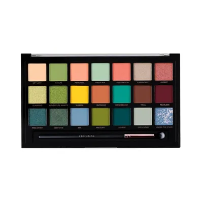 Obrázok produktu pre Profusion Adventurous paleta 21 očných tieňov so štetcom