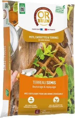 Image de Terreau Semis Uab 6 L / Nc - Or Brun