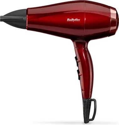 Immagine prodotto di Asciugacapelli BaByliss Inspired, rosso, anello di sospensione, 2,2 m, Italia, 2000 W, 433 g