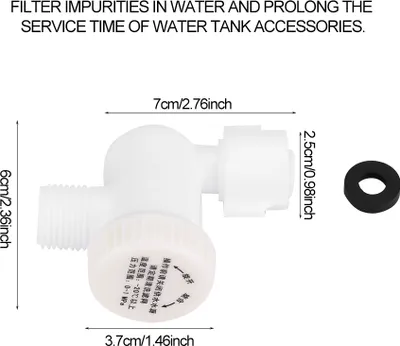 Obrázok produktu pre WC filter, WC filter na vodu, WC filter na prívodnom ventile, WC armatúra, WC príslušenstvo