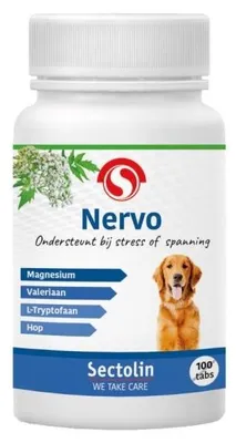 Productafbeelding van Sectolin Nervo Hond 100 Tabletten