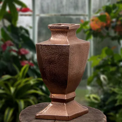 Produktbild von Aluminium Vase, Amphore, Mittel, Vase, Kupferfarbend