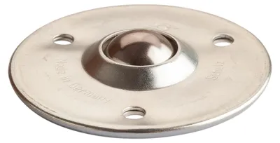 Produktbild von BS Rollen Kugelrolle E37.019 Stahlkugel Stahlgehäuse Tragkraft 25 kg Lochkreis 45 mm