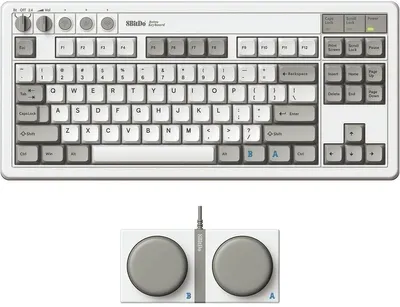 Zdjęcie produktu dla 8BitDo - Retro Mechanical Keyboard 87 Keys - Klawiatura Mechaniczna 80% Bezprzewodowa Retro M Edition