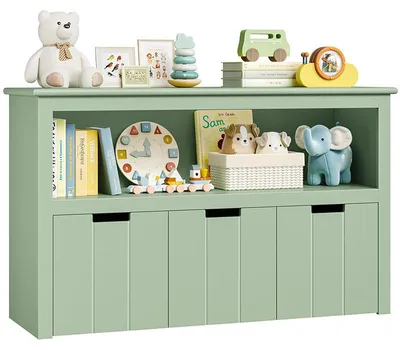 Produktbild von Kinderschrank FMD-288, 102 x 33 x 61,5 cm, grün