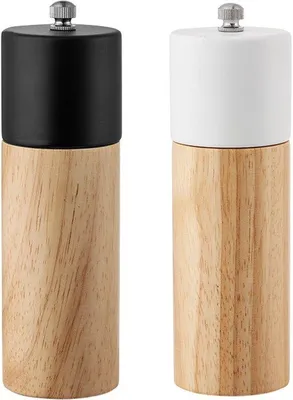 Produktbild von Premium Holz-Pfeffermühle mit Kräutermühle