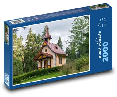 Obrázok produktu pre Puzzle 2000 Malebný kostol v lese - martinpuzzle