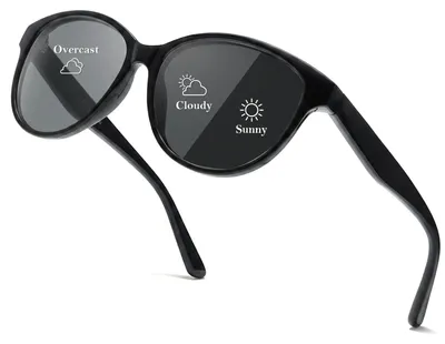 Produktbild von Solidchoice – Damen-Sonnenbrille mit photochromen Gläsern und polarisierten Linsen