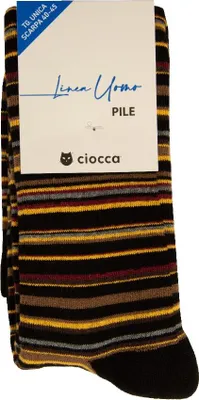 Zdjęcie produktu dla Skarpety męskie CIOCCA, para wysokich skarpet z ciepłego polaru, nr katalogowy 664, rozmiar 40–45, 90%.poliakryl , 9% poliamid, 1% Elasthan