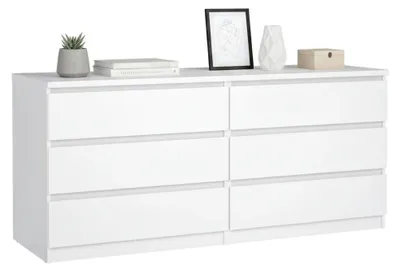 Obrázok produktu pre Tvilum 76232uu, Biela, 6 zásuvka/zásuviek, Drevovláknitá doska s vysokou hustotou (HDF), 15 mm, 1538 mm, 500 mm