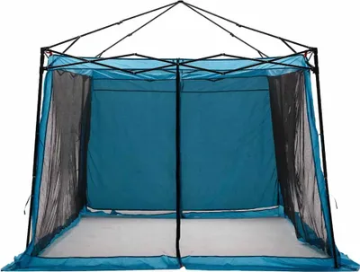 Produktbild von vidaXL Innenzelt mit Dach mit Speicher Blau 303 x 303 x 196 cm Taft