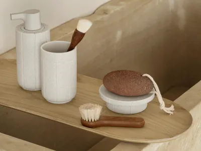 Produktbild von blomus GmbH BAKI Tablett M oak 36x14cm