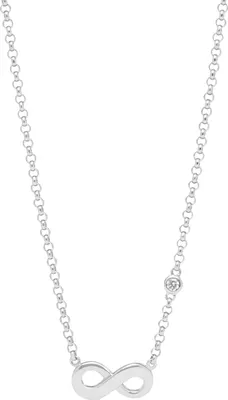 Produktbild von Fossil JFS00394040 Halskette Damen Infinity Love  Sterling-Silver Boxed