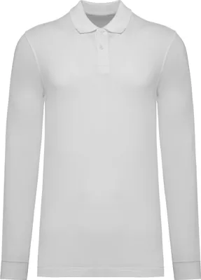 Produktbild von Kariban Herren Piqué-Polohemd lange Ärmel Bio-180