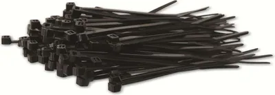 Produktbild von KSS Kabelbinder-Sortiment Polyamid 6.6, schwarz, 120x4,8, UV-beständig, 100 Stück
