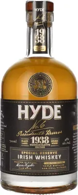 Immagine prodotto di Hyde No.6 PRESIDENT'S RESERVE 1938 Edizione commemorativa Special Reserve Irish Whiskey 46 %  0,70 litri