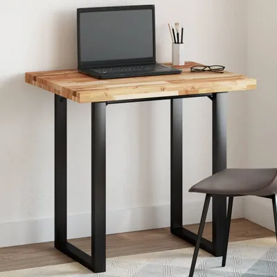 Image de Maison Exclusive - Table rectangulaire, dimensions 100x60x4 cm, en bois massif d'acacia