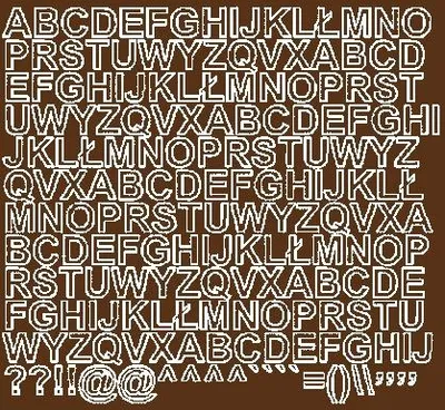 Immagine prodotto di Lettere adesive, 1,5 cm, marrone lucido