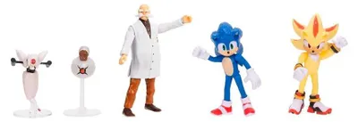 Image de Jakks Pacific - Lot de figurines série 4 Sonic, 6 cm, multicolores Enfants, multicolores, taille unique