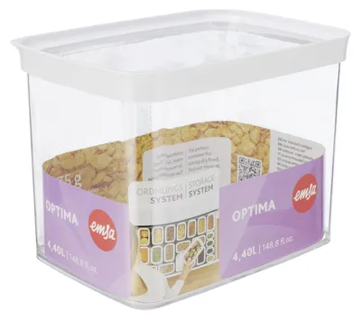 Obrázok produktu pre EMSA suchý skladovací pohár Optima obdĺžnikový 4,4l
