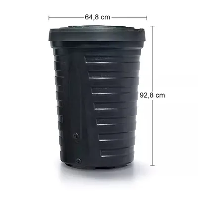 Obrázok produktu pre nabbi Plastový sud na dažďovú vodu IDRA210 210 l - čierna