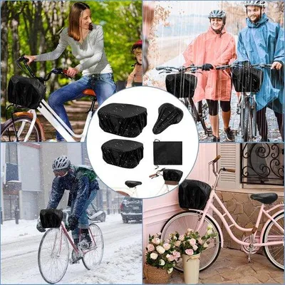 Produktbild von Regenjacket für Fahrräder - Set mit 2 Stücken und Tragetasche
