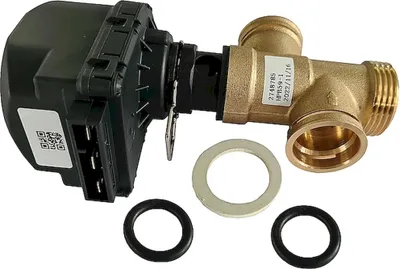 Obrázek produktu pro WOLF Třícestný přepínací ventil s motorem, pro kondenzační kotle řady CGx-2, 1 ks.