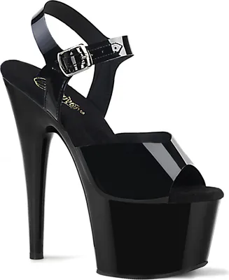 Produktbild von ADORE-708N Damen Sandale von Pleaser, Schwarz , EU 36, US 6