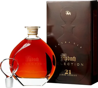 Produktbild von Asbach Selection 21 Jahre Glaskaraffe | 40 % vol | 0,7 l