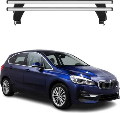 Image de Menabo Barres de transversales pour BMW Série 2 Active Tourer F45 2014-2021 Gris