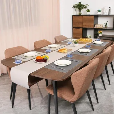 Produktbild von Tischläufer, abwaschbar – beidseitig bedruckbar – wasserdicht – rutschfest – hitzebeständig – 40x140 cm – Tischdecke