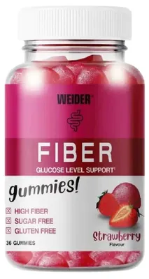 Produktbild von Weider Fiber Gummies (36) Strawberry - Funktionelle Lebensmittel - Superfoods