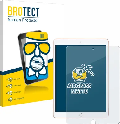 Produktbild von BROTECT Entspiegelungs Schutzglas für Apple iPad WiFi 10.2" 2019 / 2020 Schutzfolie Panzer Folie Glas Display Schutz matt