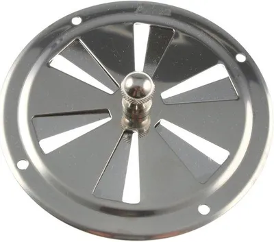 Productafbeelding van Ventilatierooster Roestvrij Staal 125 mm voor Kiemenventilator