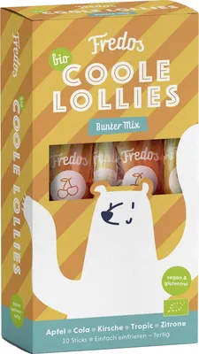 Produktbild von Fredos Wassereis Coole Lollies bunter Mix 6er Pack