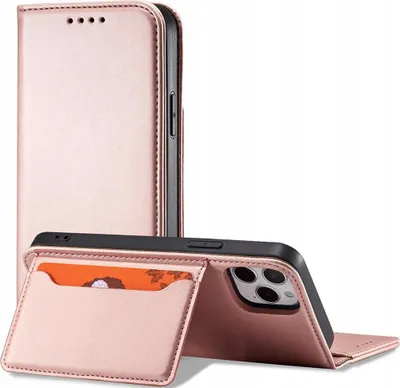 Immagine prodotto di Magnete Custodia per Iphone 12 Pro Portafoglio Portacarte Rosa