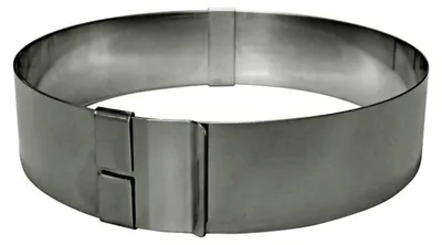 Produktbild von Tortenring verstellbar, Edelstahl Ø 300 - 500 mm x 60 mm