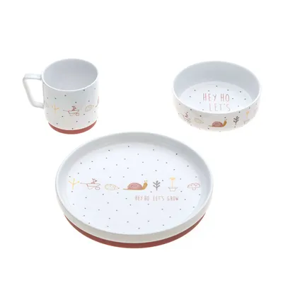 Produktbild von Lässig Tischset Porzellan/Silikon Garden Explorer girls