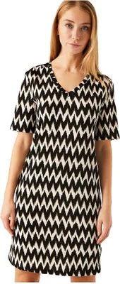 Image de Garcia O40082 Robe à manches courtes Multicolore M Femme Multicolore M