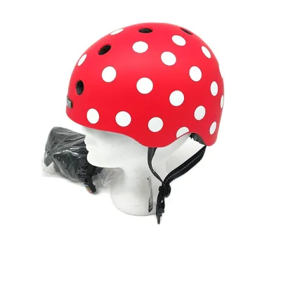 Produktbild von Melon Helm Dotty weiss rot XL XXL 58 63cm Helme Radfahren cool