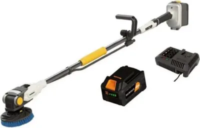 Produktbild von Twin Brush Bürstenset inkl. blauer Bürste, 4Ah Akku & 4,5Ah Ladegerät