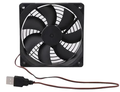 Immagine prodotto di Ventola USB, ricambio per dissipatore CPU per computer, con griglia in ferro, da 80 mm, 5 V
