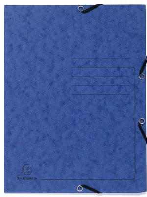 Produktbild von Exacompta 55402E, Zeichenmappe, A4, Pressspan, Blau, Porträt, 250 Blätter
