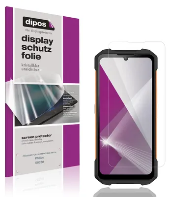 Zdjęcie produktu dla 4 folie ochronne do Philips S8320, przezroczyste, do ochrony ekranu