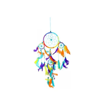 Produktbild von Dreamcatcher Regenbogen, bunter Traumfänger in verschiedene Größen