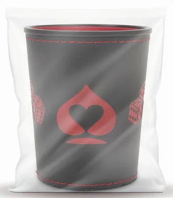 Produktbild von ASS 22574016 Lederwürfelbecher natur im Polybag