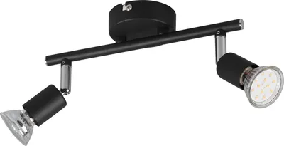 Obrázek produktu pro Reflektor - Matně černý - Š 25 cm - Kov - 2 světla