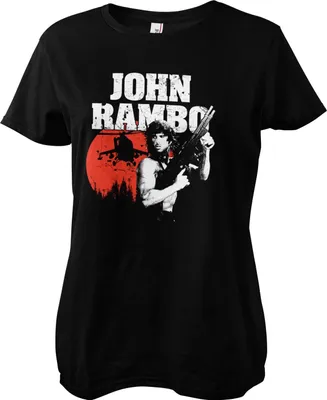 Produktbild von John Rambo Girly Tee - XX-Large  - Black