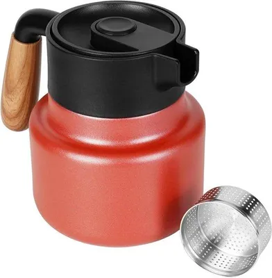 Image de Thermos à double paroi 800 ml, isolation sous vide, poignée en plastique